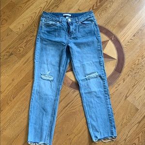 LC Lauren Conrad skinny ankle jeans, size 10